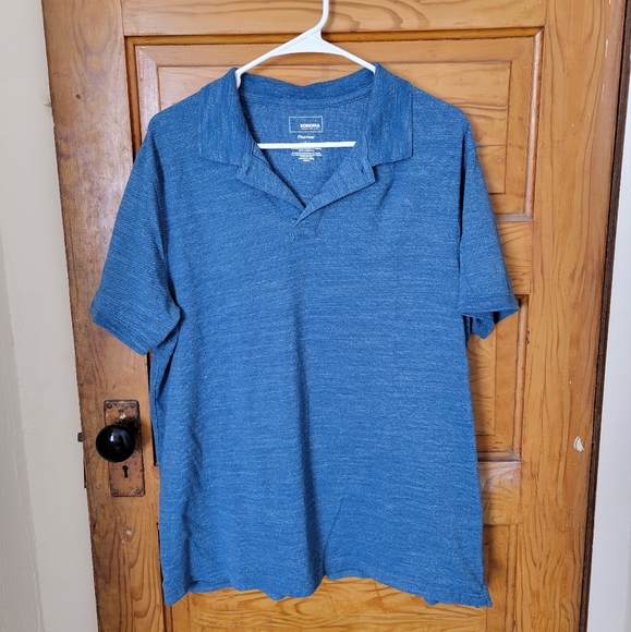 Sonoma | Shirts | 38 Mens Blue Polo | Poshmark